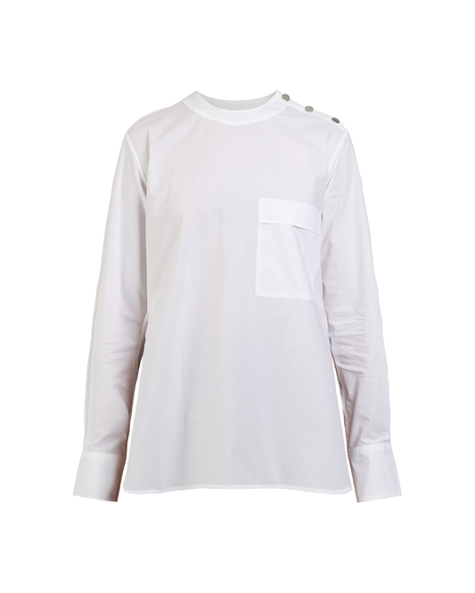 Snap Fastening Blouse