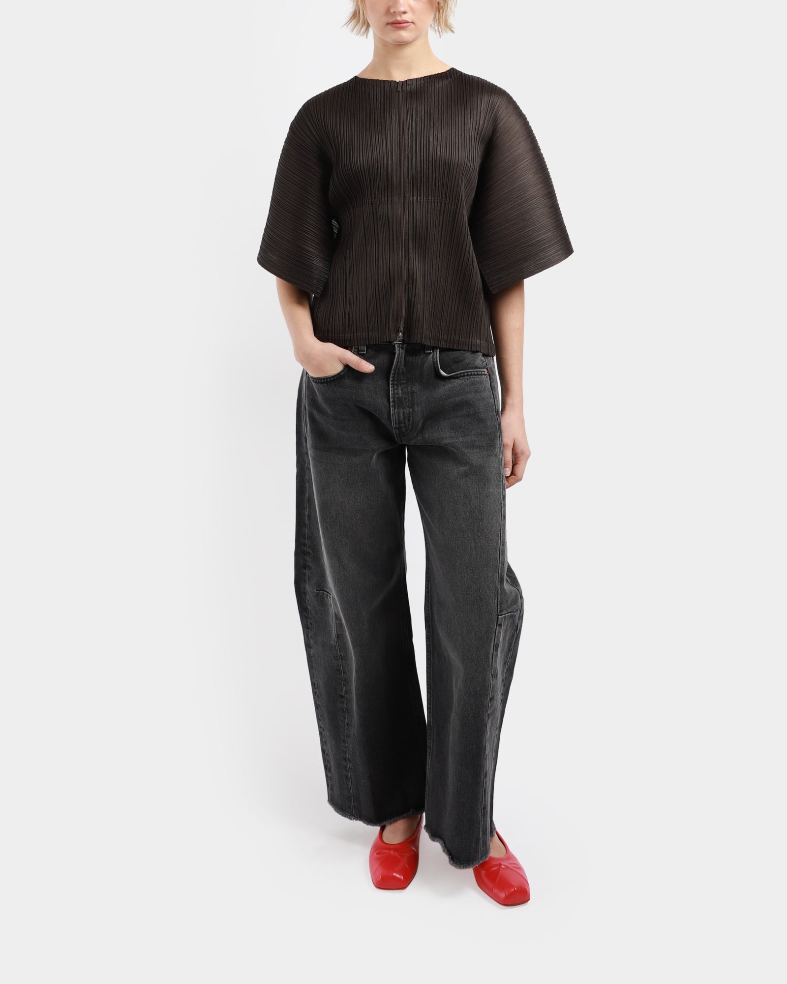 Pleats Please Issey Miyake Loose Sleeve Top Online | Camargue Fashion  Australia