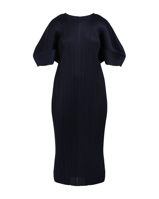 pleats-please-by-issey-miyake-puff-sleeve-dress-navy