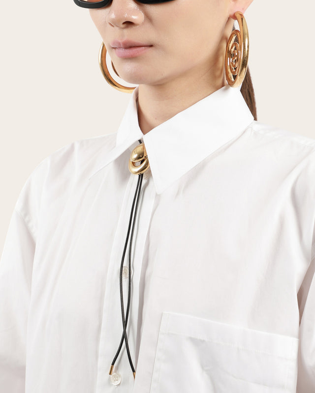Blow Up Cord Bolo Tie