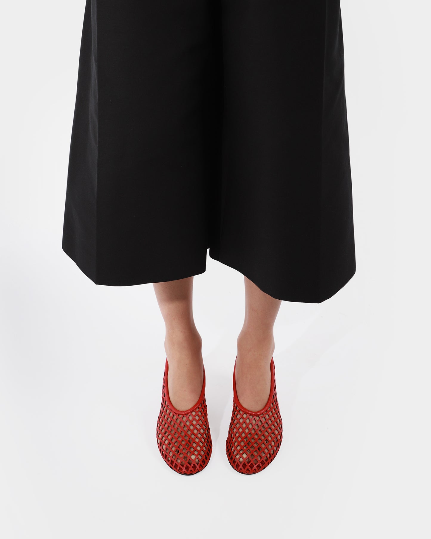 Tee Perforated Slingback Pumps