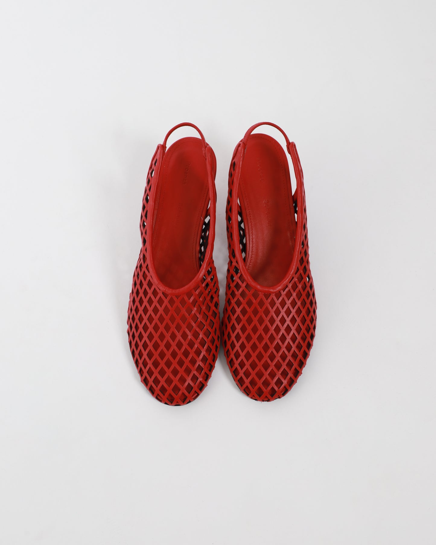 Tee Perforated Slingback Pumps