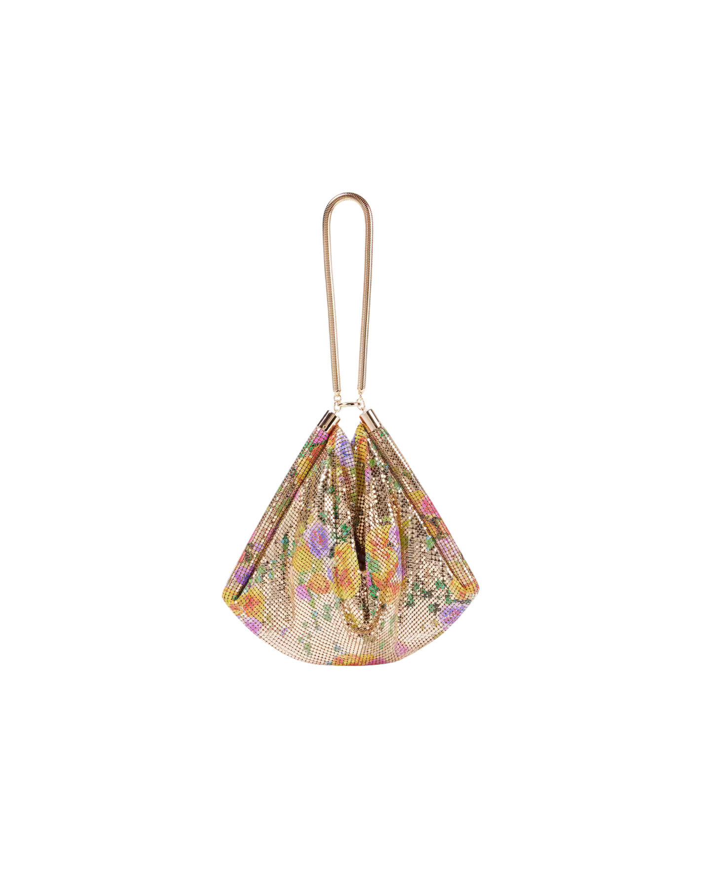 Pixel Floral Tube Bag