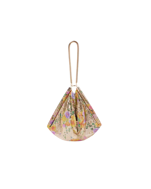 Pixel Floral Tube Bag