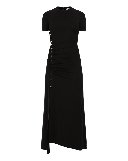 rabanne-asymmetric-snap-fastening-dress-black