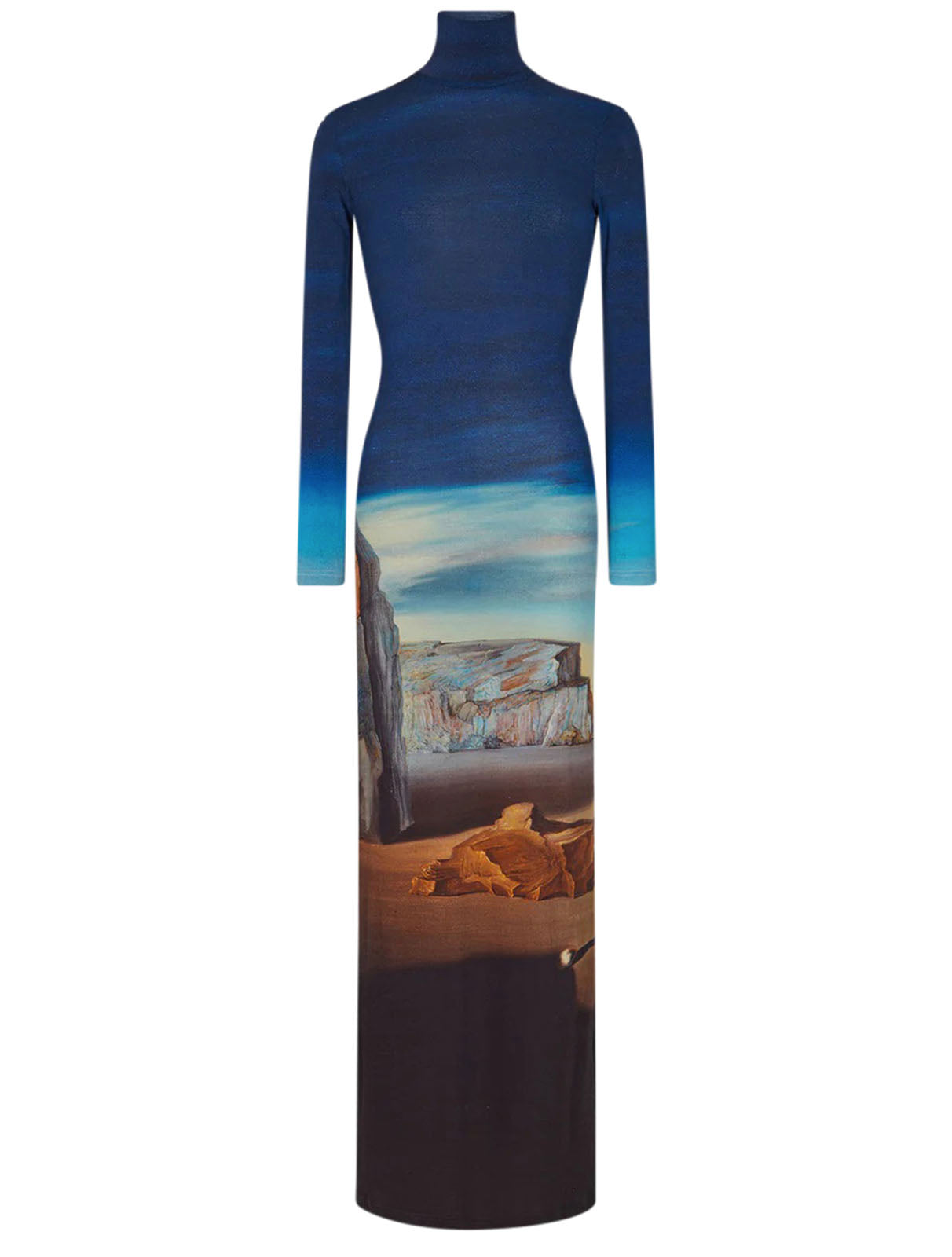 Dali Landscape Print Dress