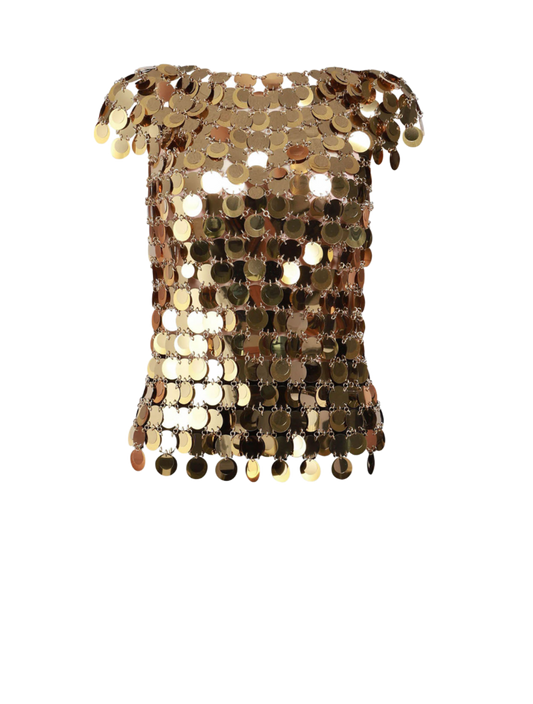 Gold Sparkles Top