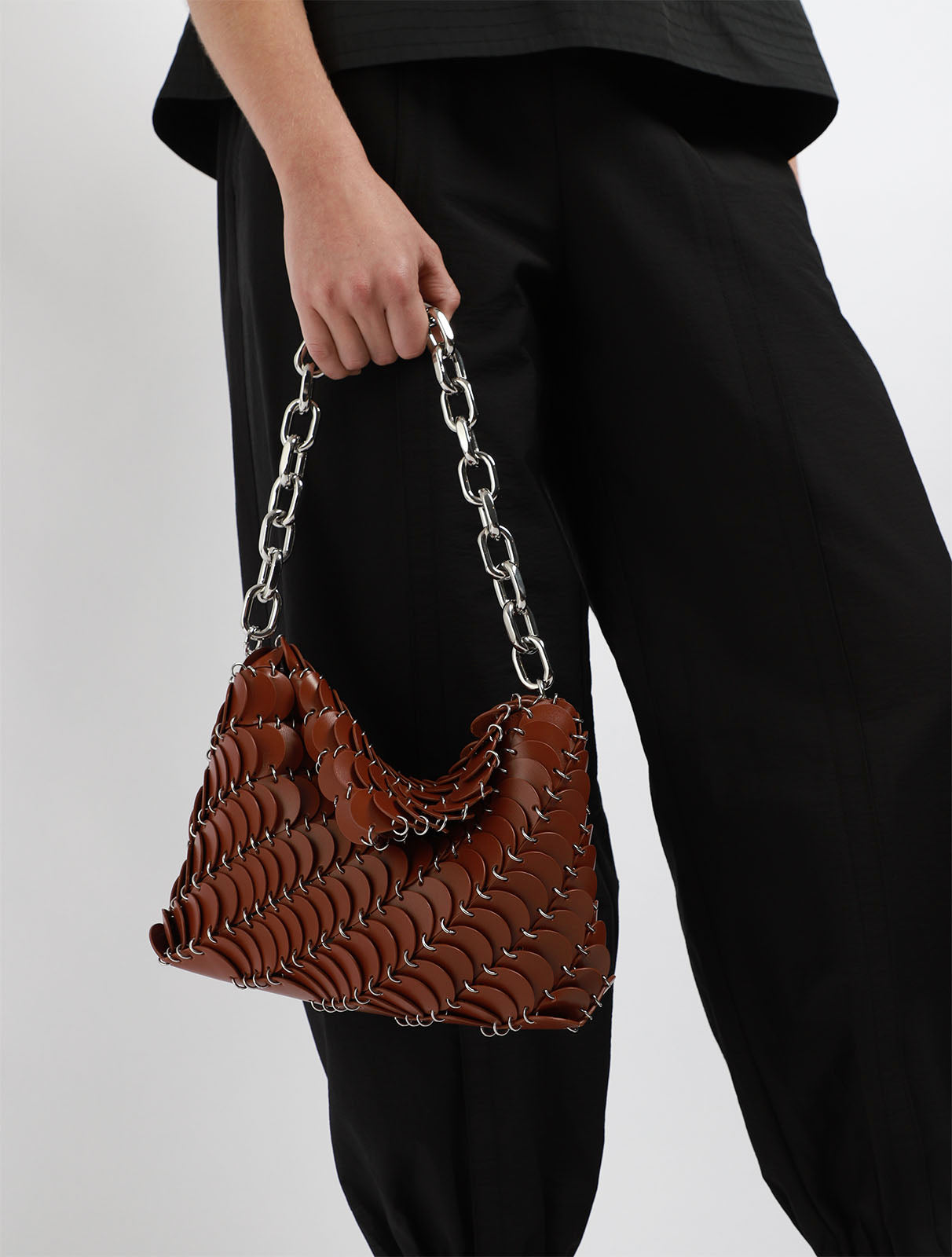 Rivoli Leather Shoulder Bag