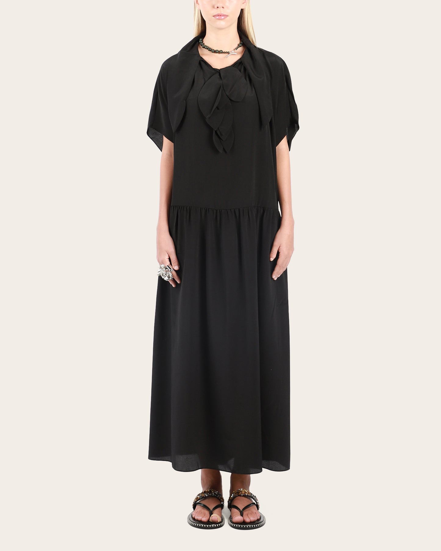 Drop Sleeve Painters Dress