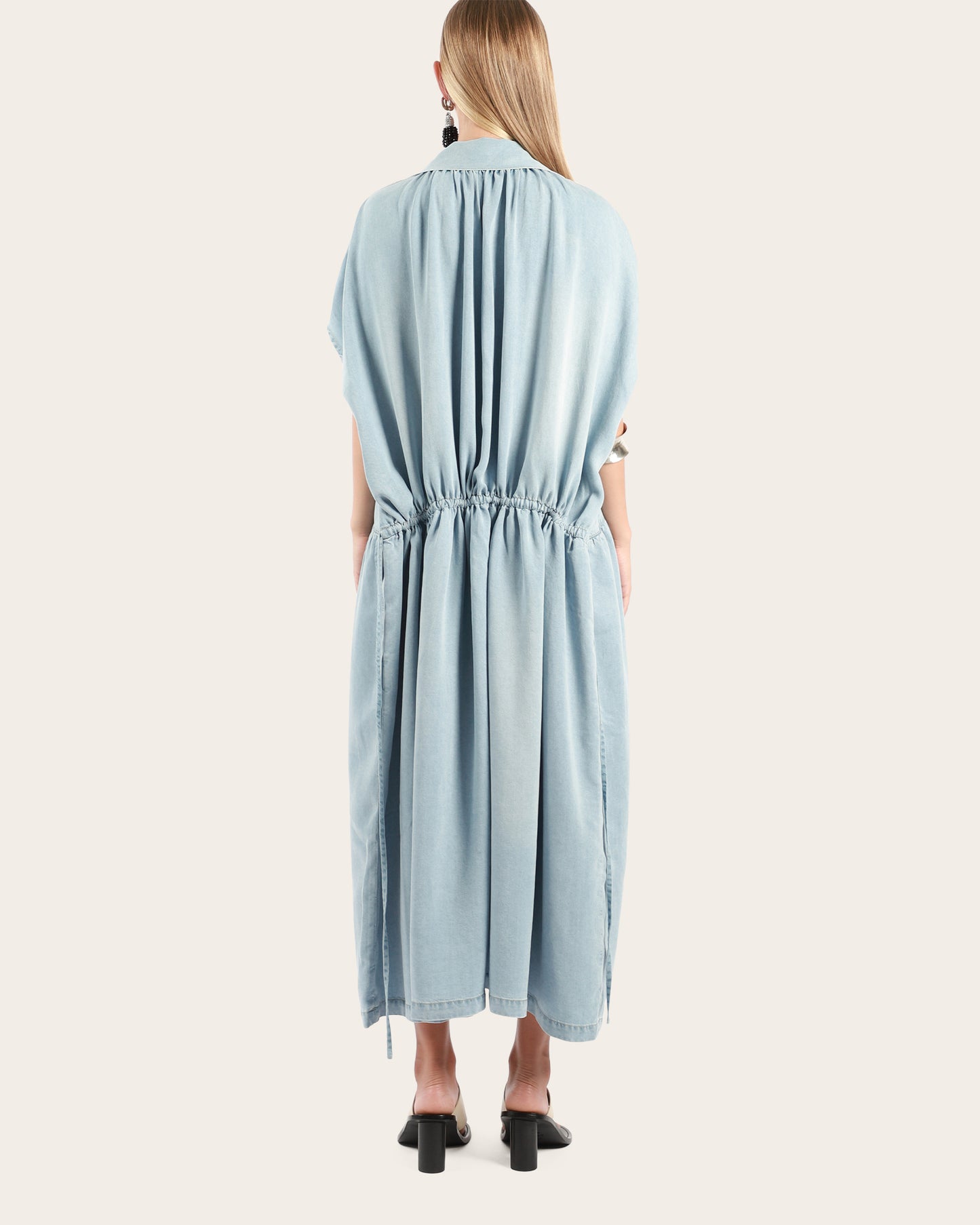 Drop Sleeve Painters Dress