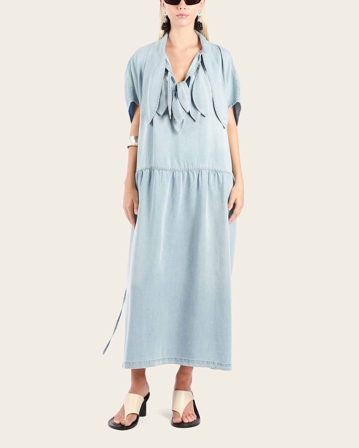 Drop Sleeve Painters Dress