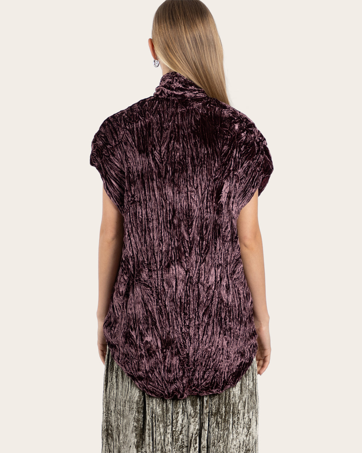 Crushed Velvet Painters Top