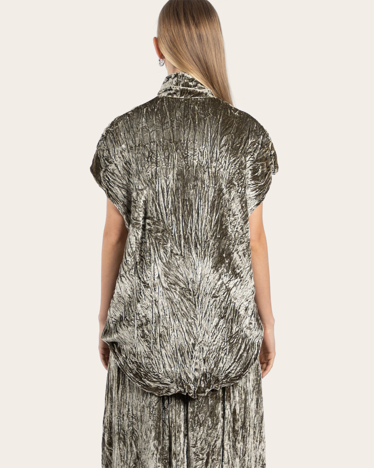 Crushed Velvet Painters Top