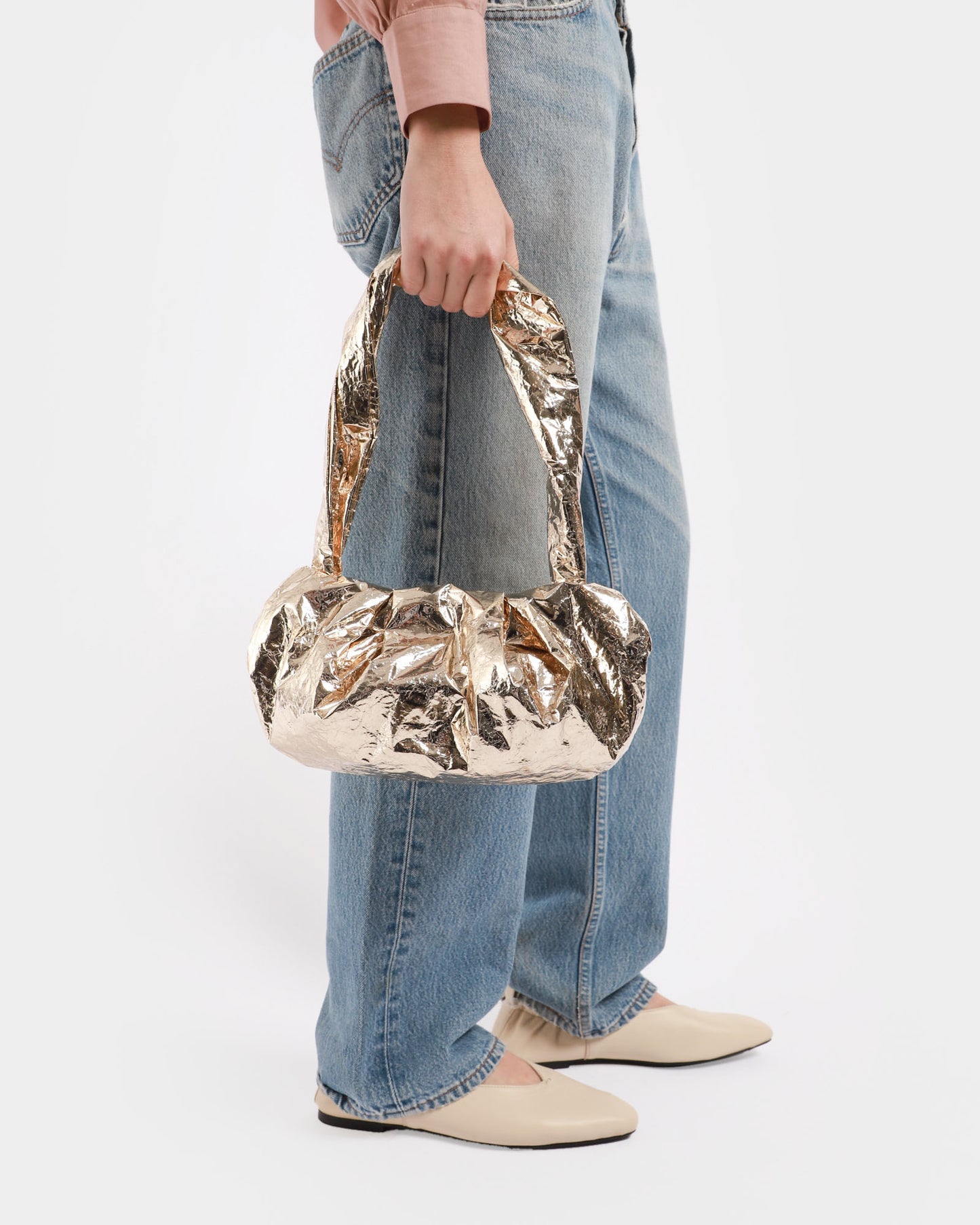 Metallic Crush Bag