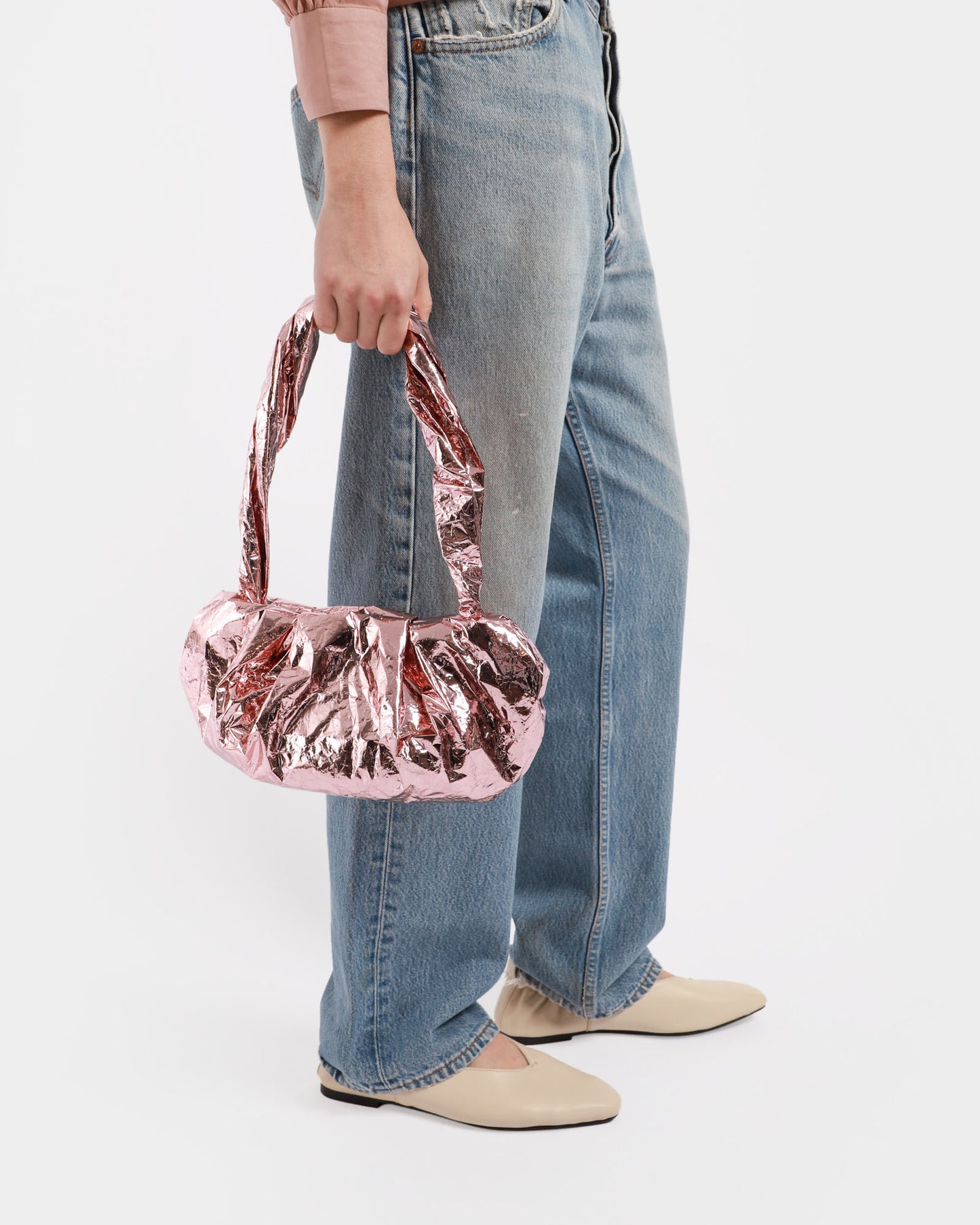 Metallic Crush Bag