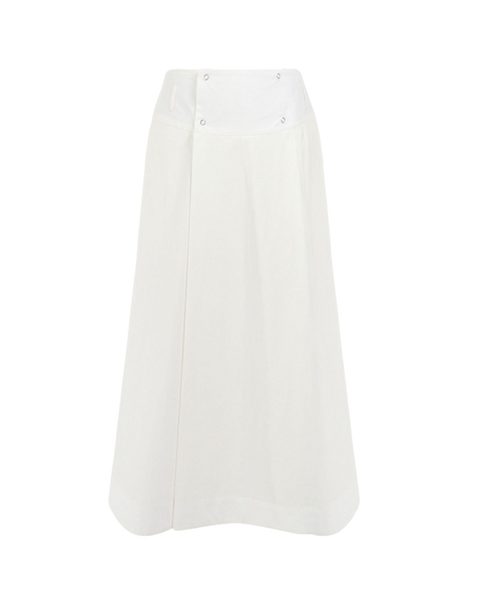 The Pleat Wrap Skirt