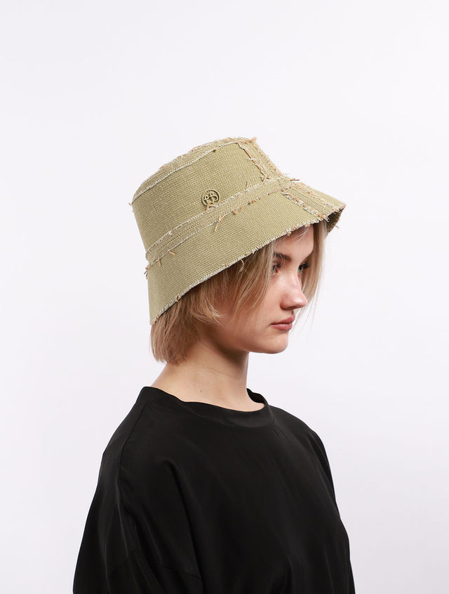 Raw Edge Bucket Hat