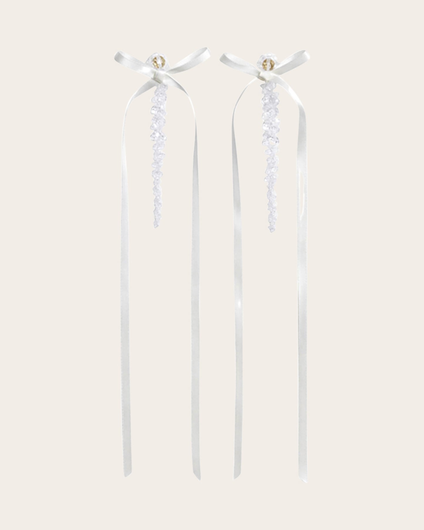 Bow Ribbon Drip Earring