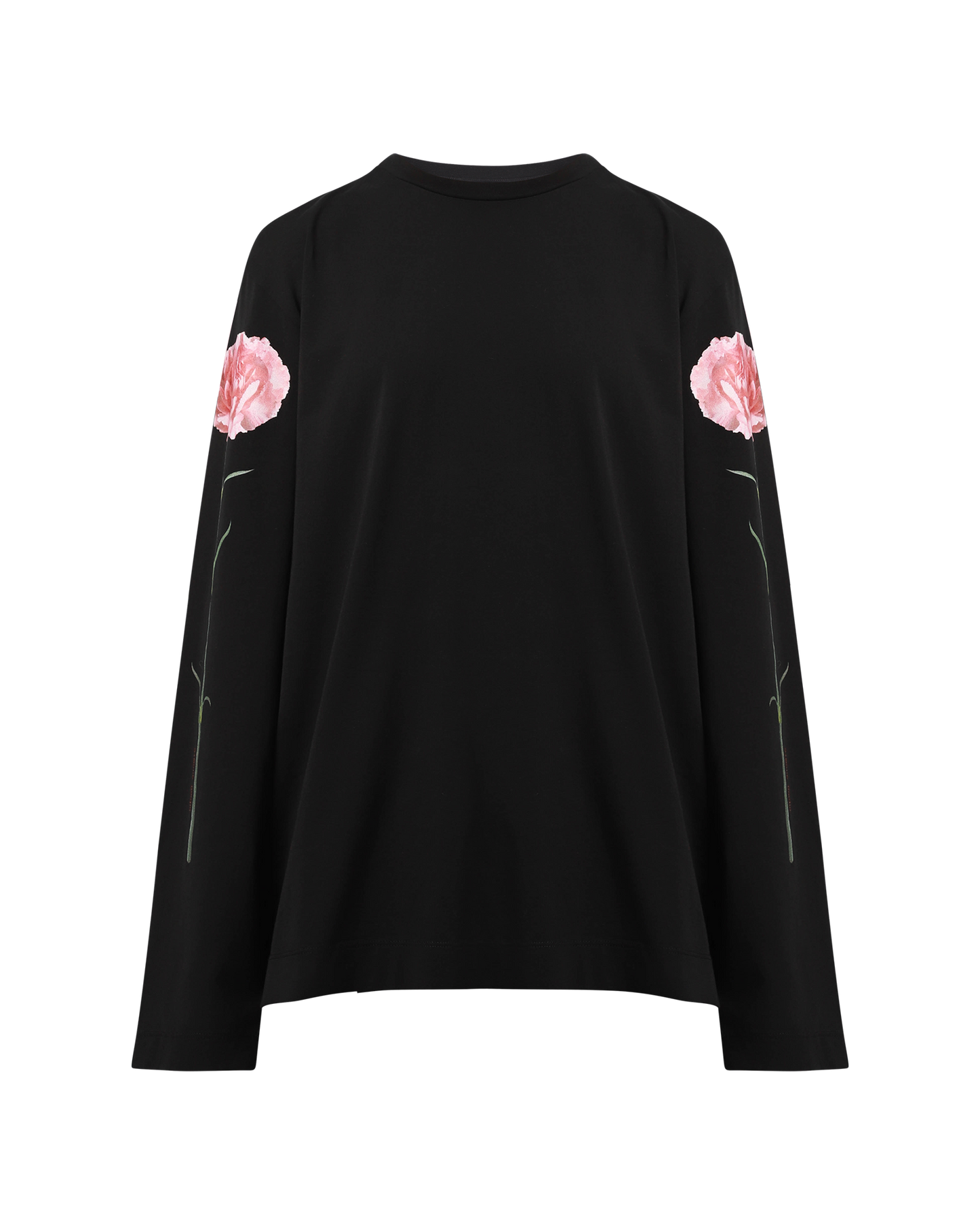 Carnation Print Long Sleeve T-Shirt