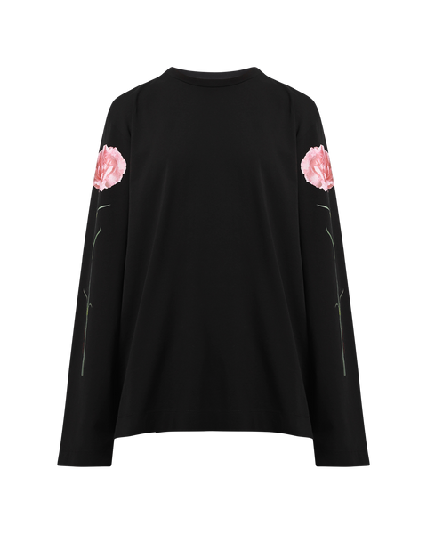 Carnation Print Long Sleeve T-Shirt