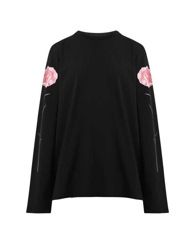 Carnation Print Long Sleeve T-Shirt