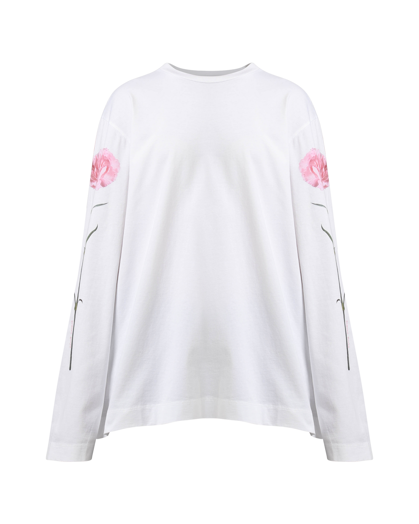 Carnation Print Long Sleeve T-Shirt