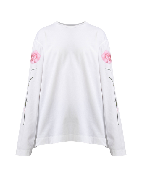 Carnation Print Long Sleeve T-Shirt