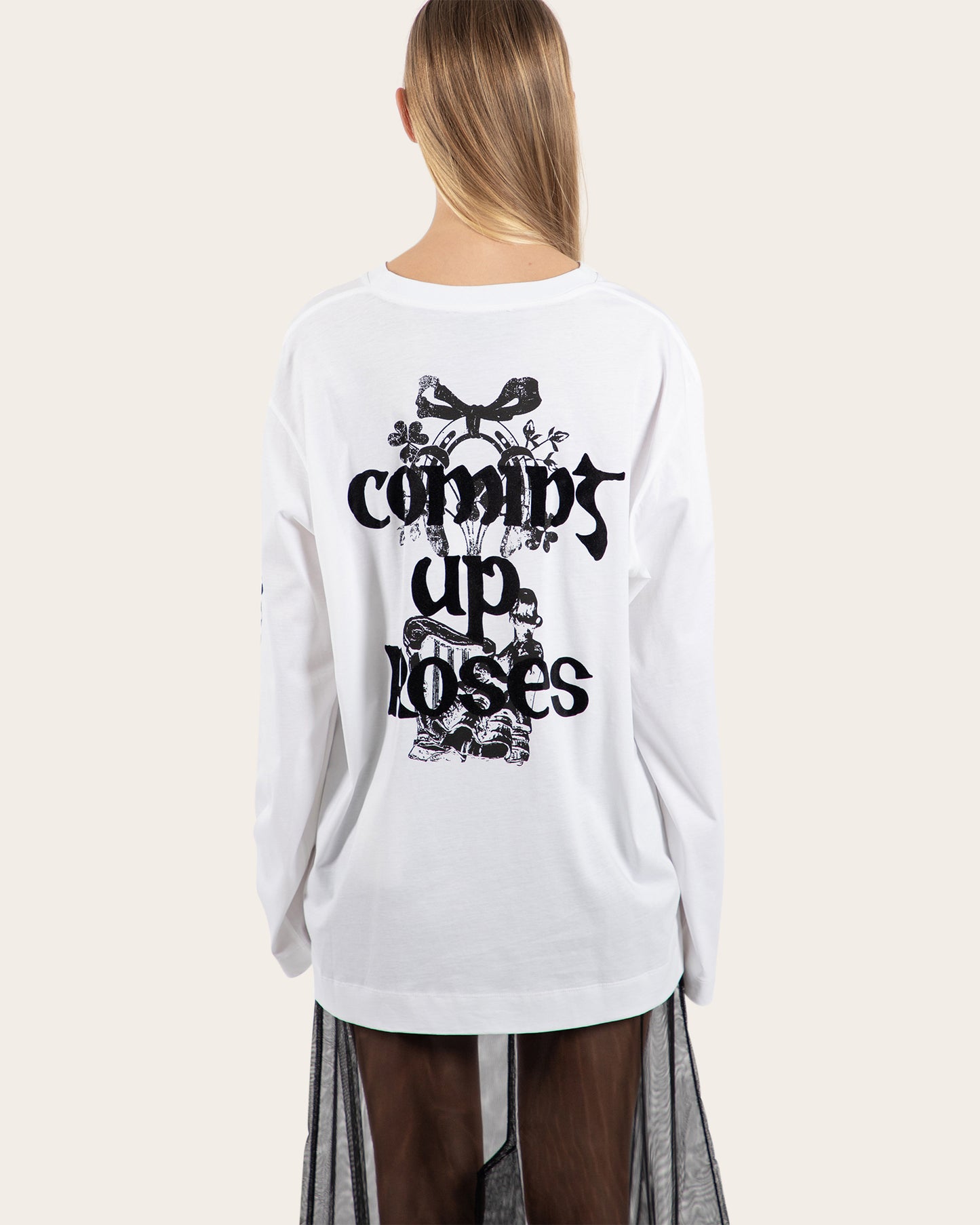 Coming Up Roses Print Long Sleeve T-Shirt