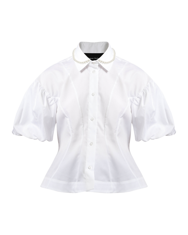Cropped Ruffle Shirt