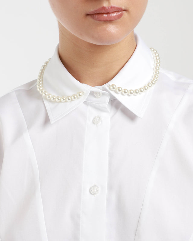 Cropped Ruffle Shirt