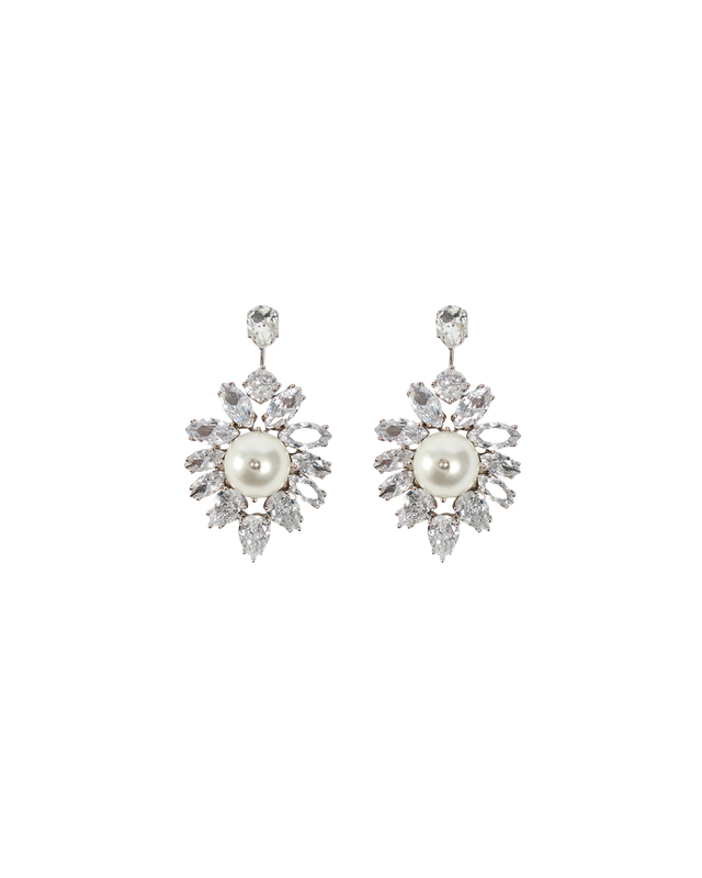 Crystal Crest Earrings