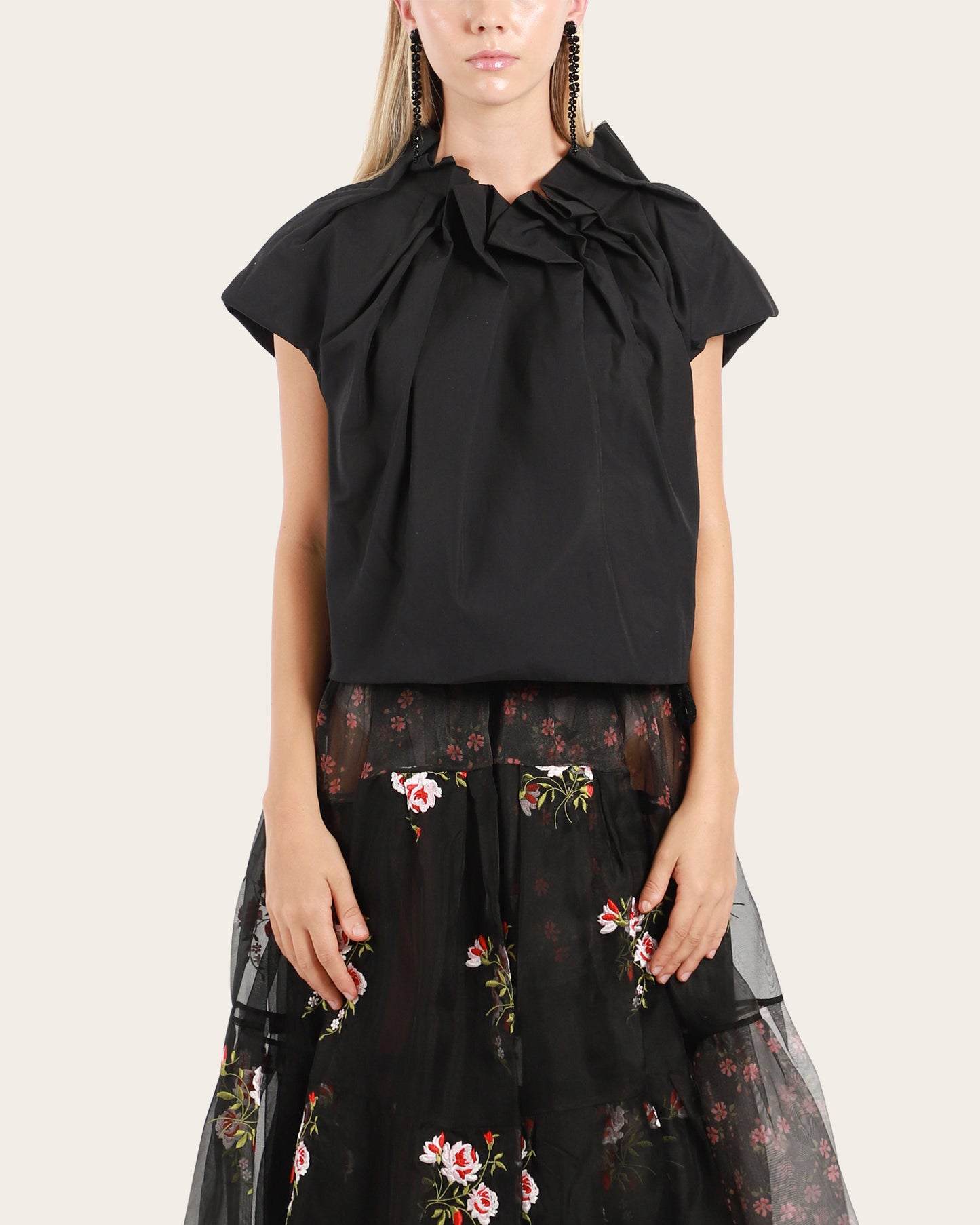 Gathered Tulip Top