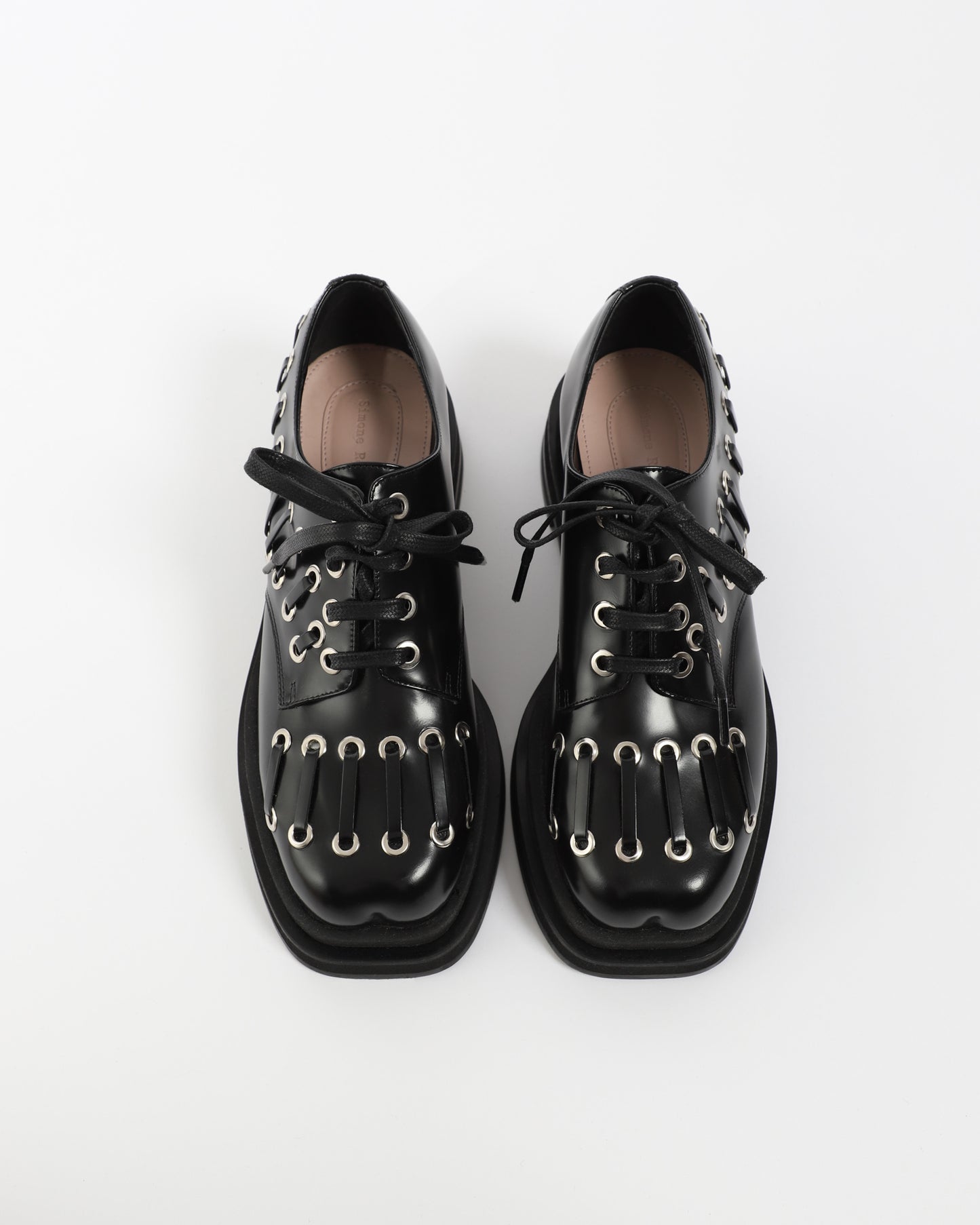 Heart Toe Platform Brogues