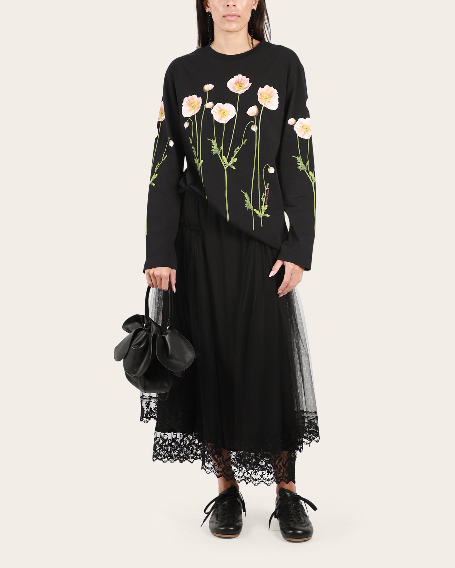 Lace Trim Skirt