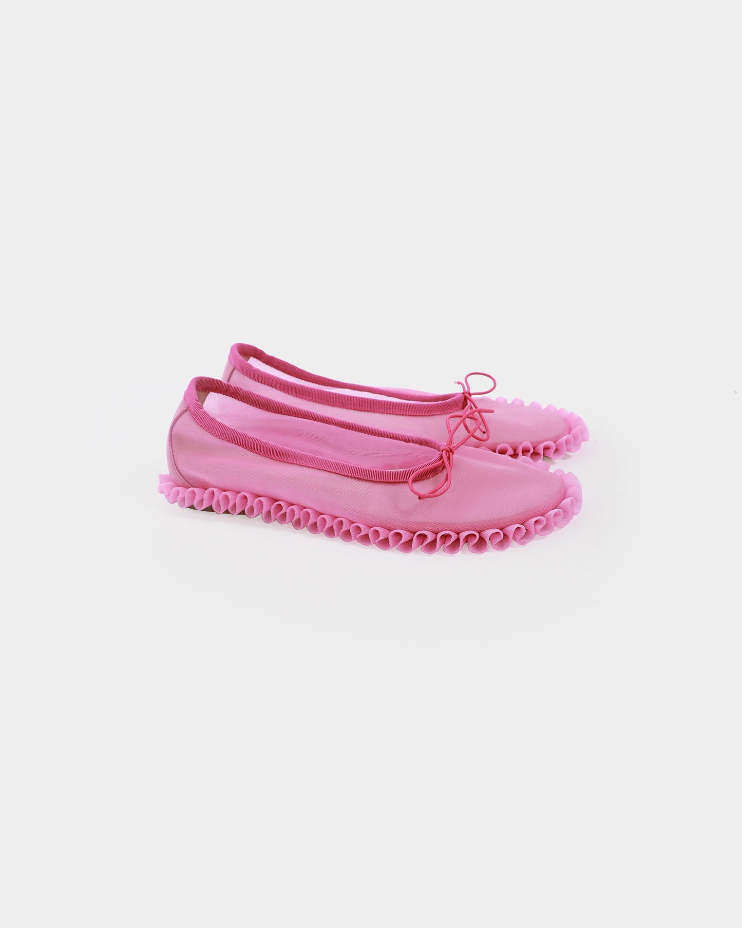 Mesh Tutu Frill Ballerinas