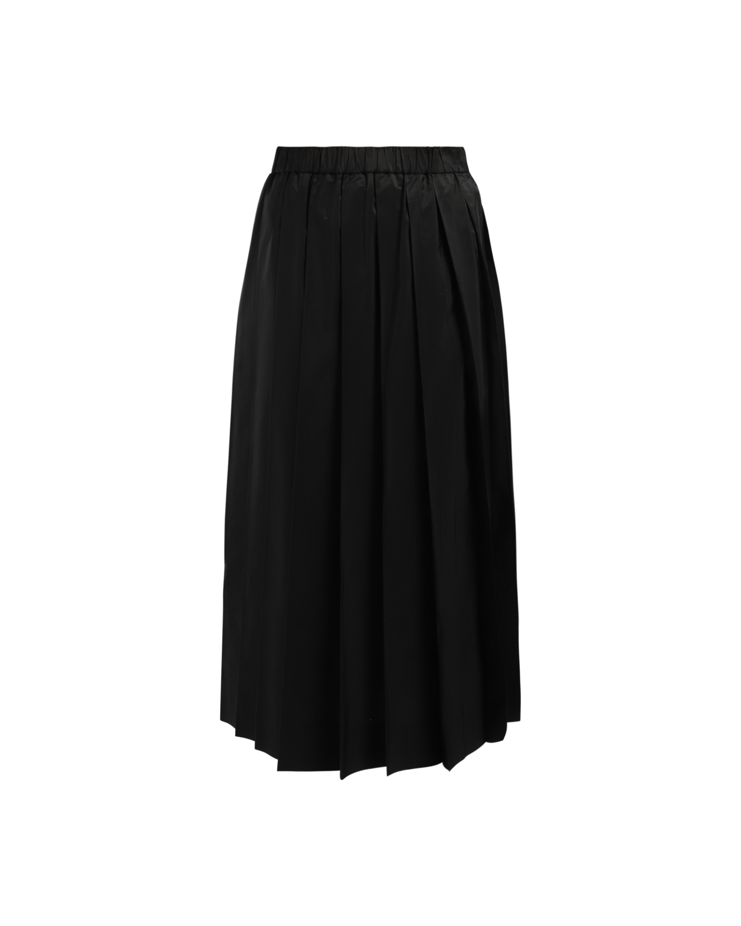 Pleated Elasticated Waist Kilt Skirt