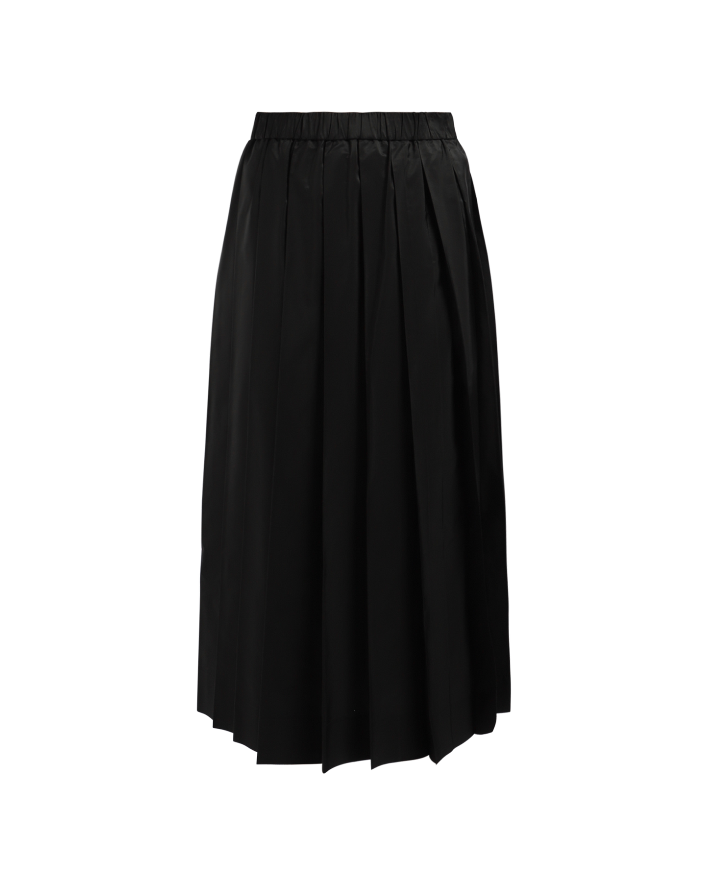 Pleated Elasticated Waist Kilt Skirt