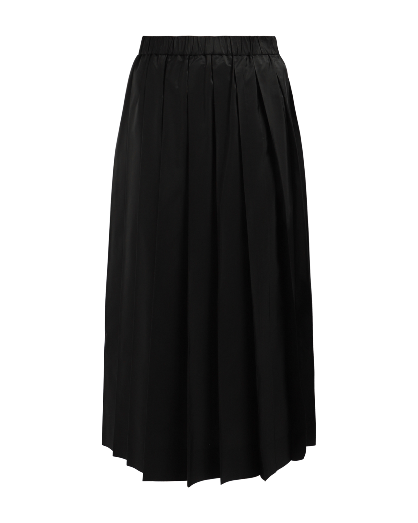 Pleated Elasticated Waist Kilt Skirt