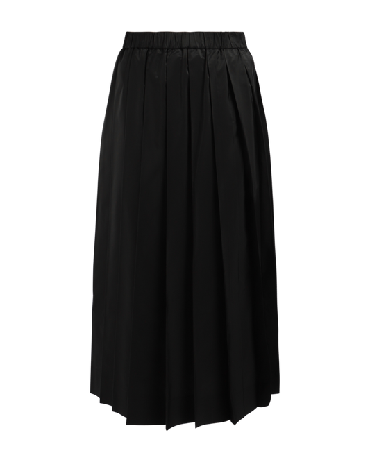 Pleated Elasticated Waist Kilt Skirt