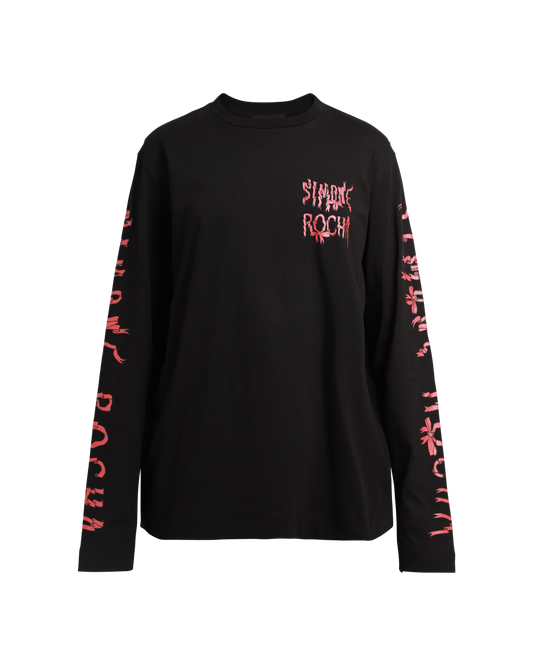 Ribbon Logo Long Sleeve T-Shirt