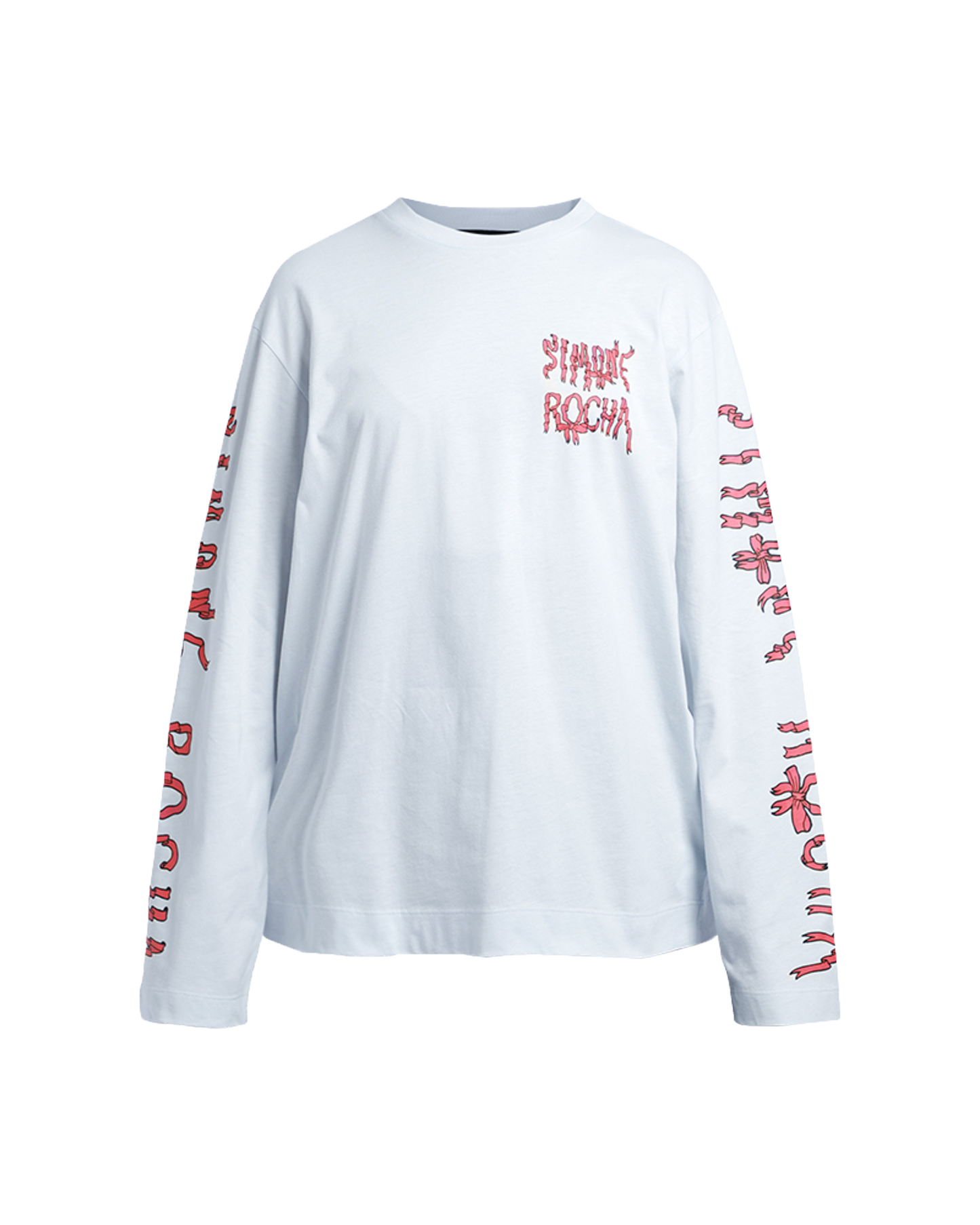 Ribbon Logo Long Sleeve T-Shirt