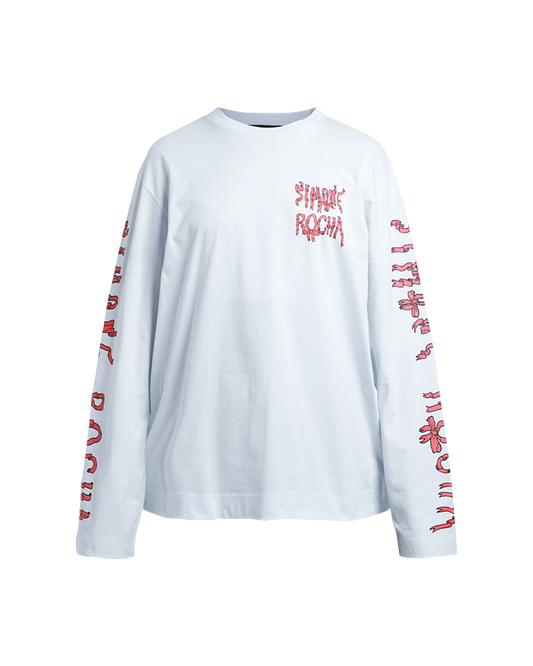 Ribbon Logo Long Sleeve T-Shirt