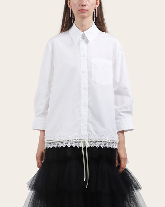 Ribbon Trim Shirt