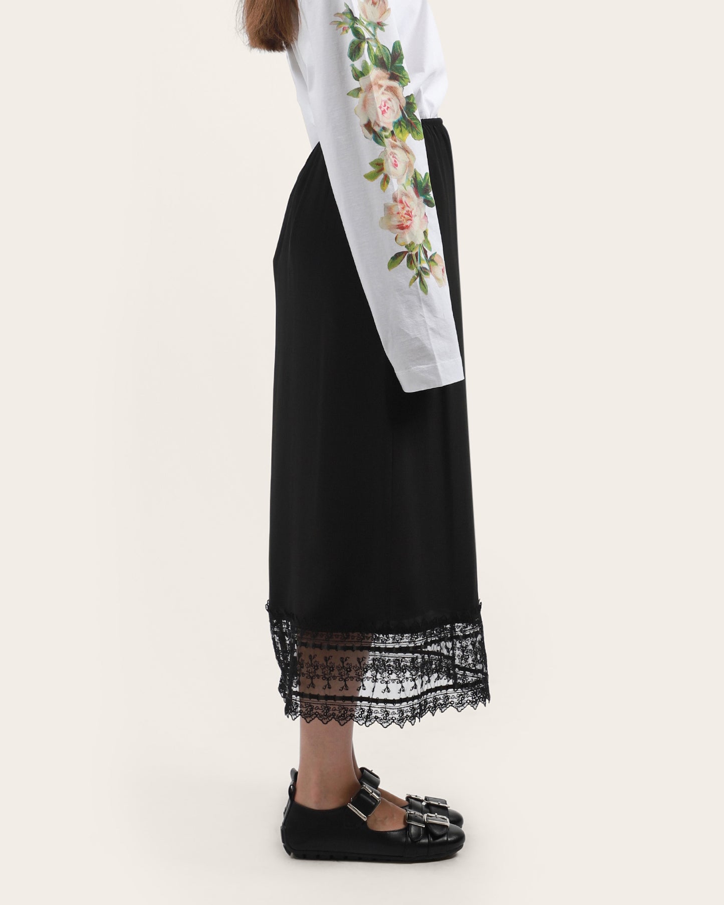 Ribbon Trim Skirt