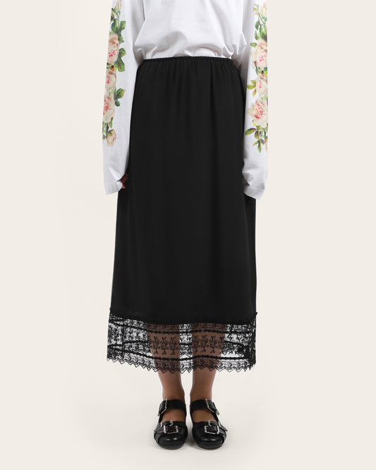 Ribbon Trim Skirt