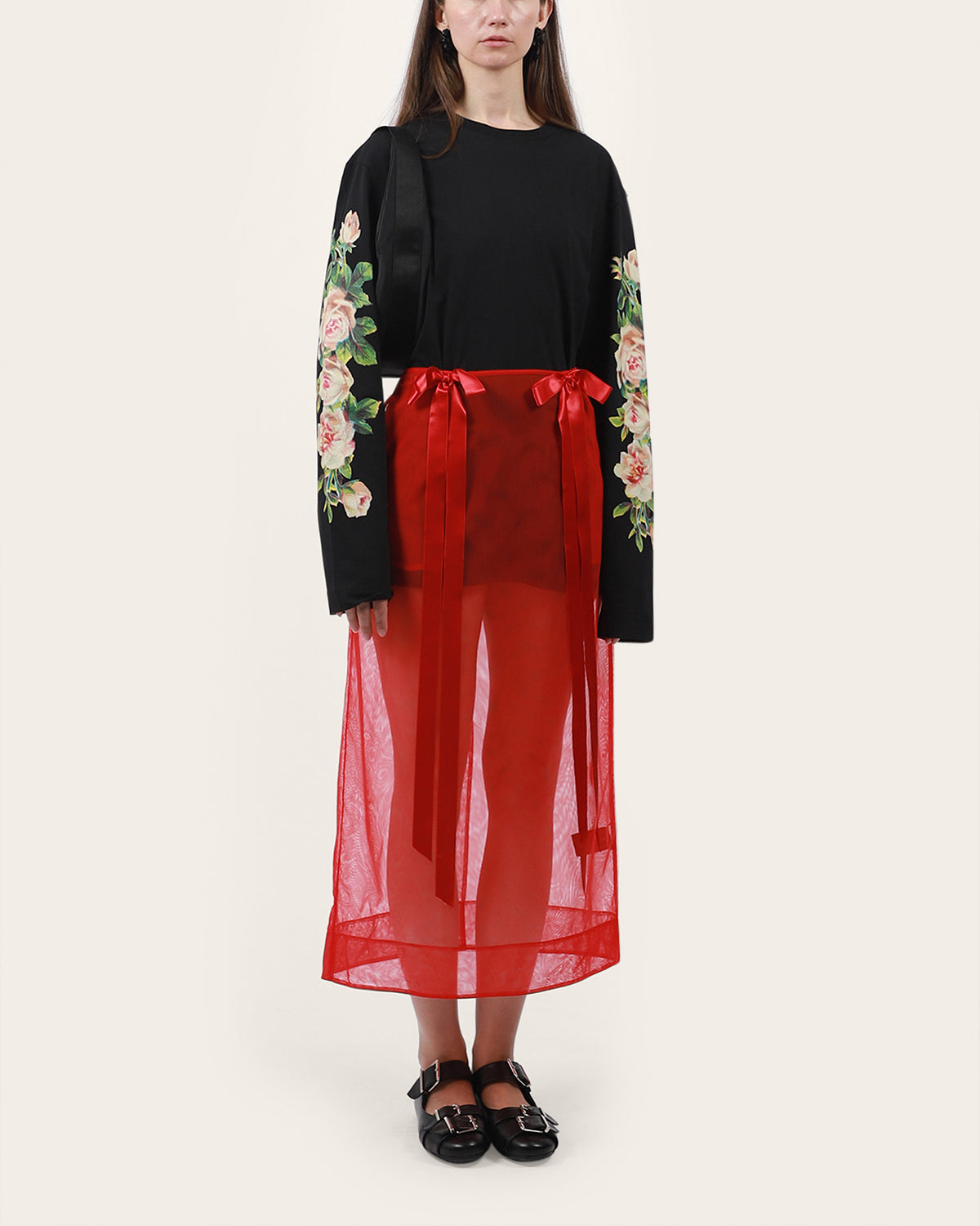 Sheer Pencil Skirt