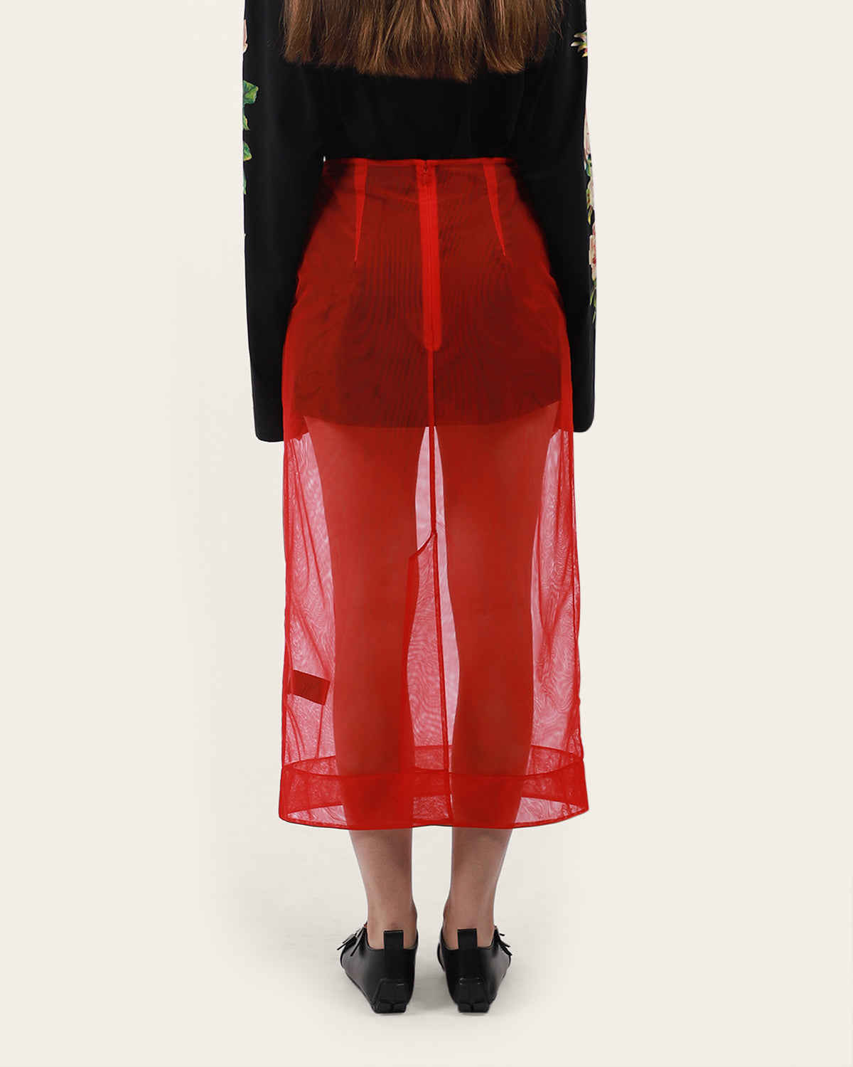 Sheer Pencil Skirt