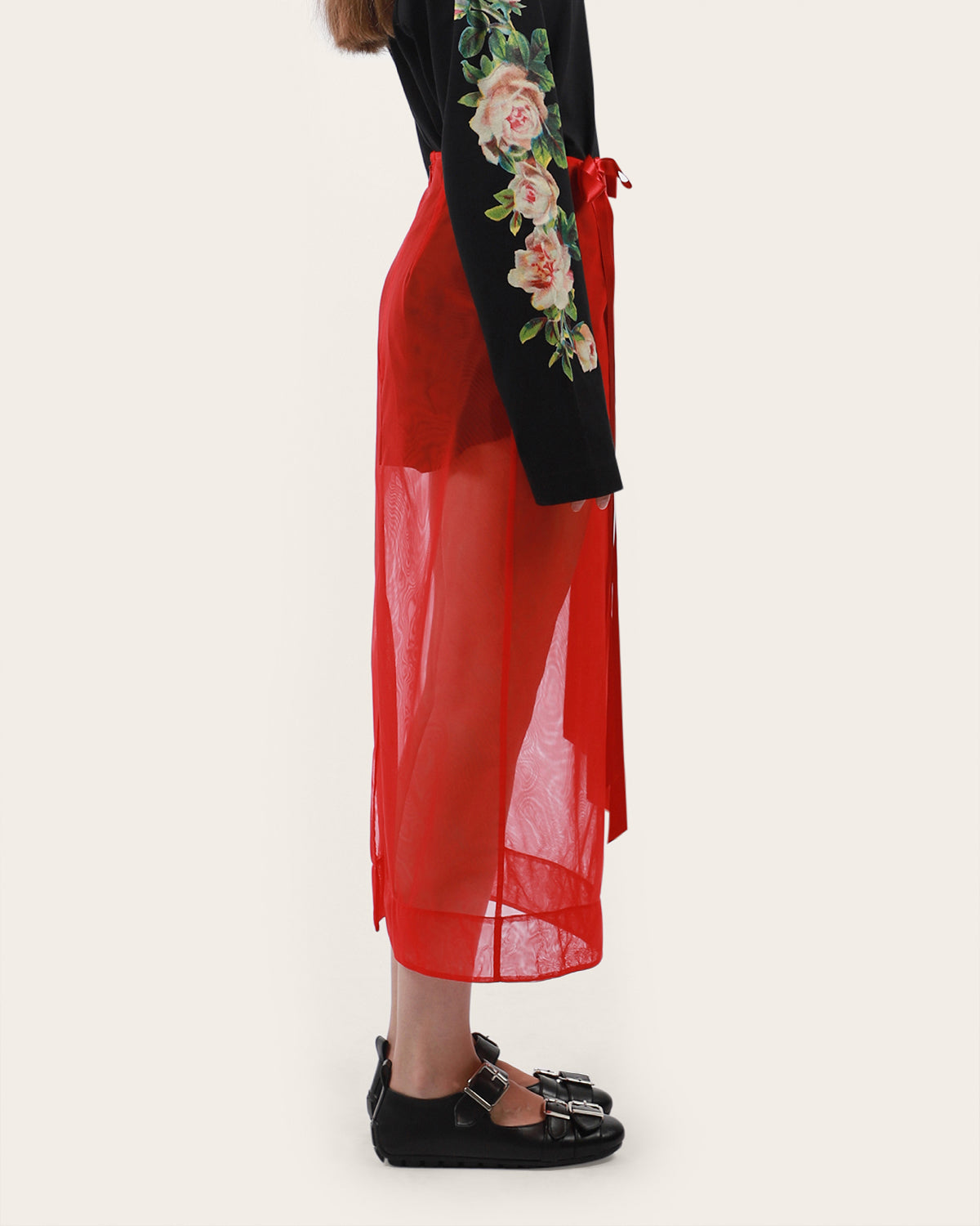 Sheer Pencil Skirt