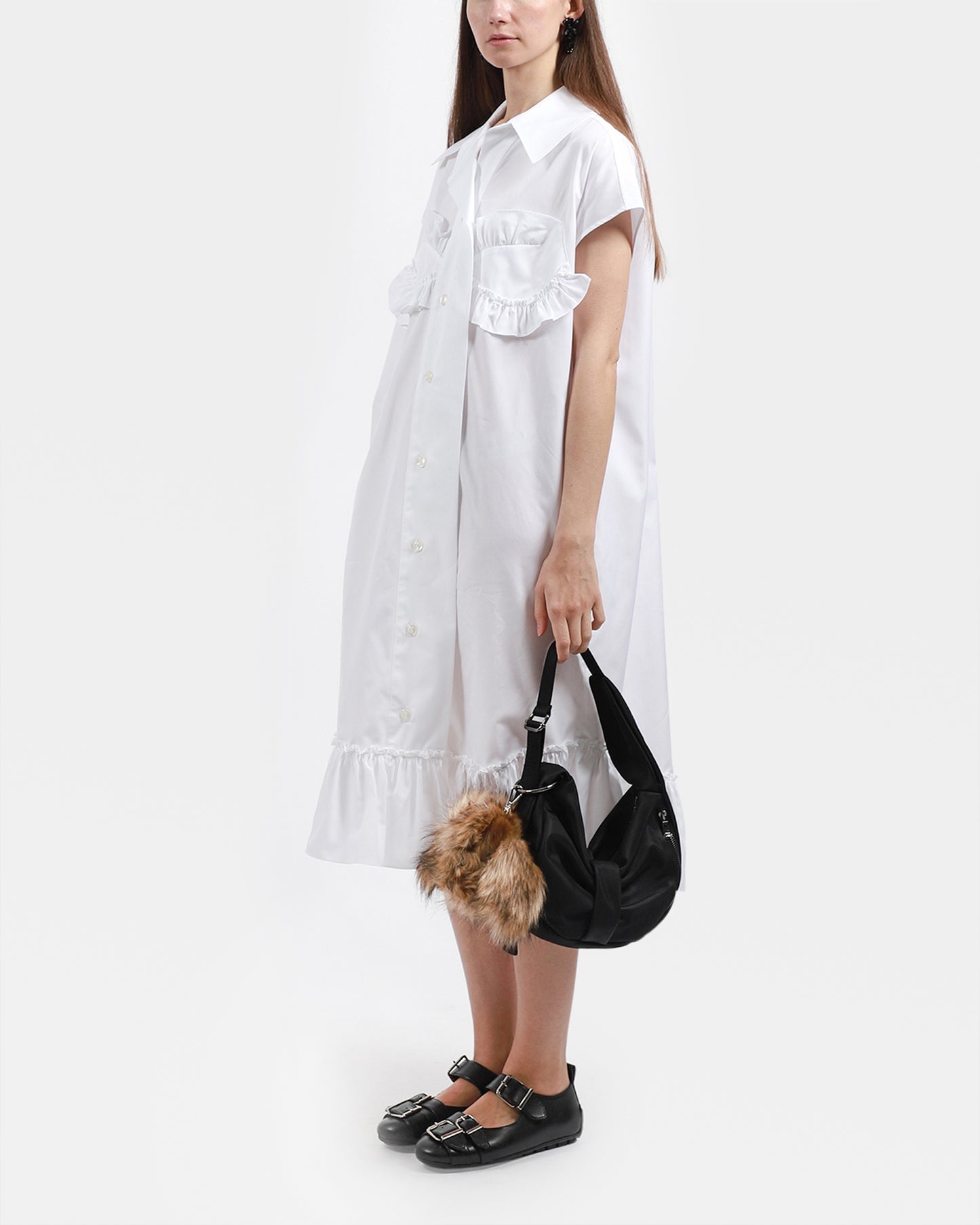 Sleeveless Bust Detail Dress