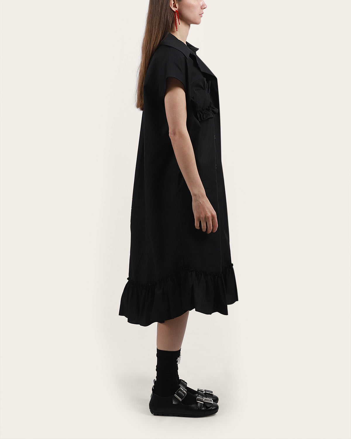 Sleeveless Bust Detail Dress